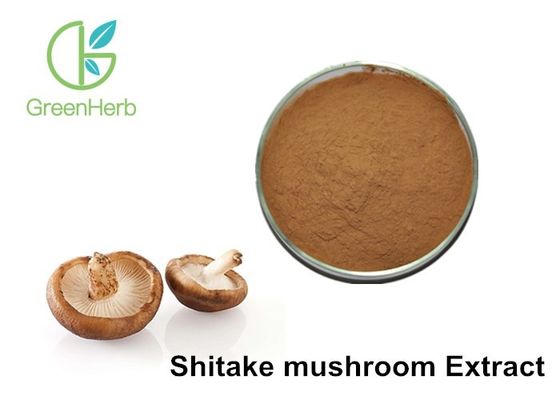 Polvere naturale pura dell'estratto del fungo di shiitake dei polisaccaridi del fungo di 30%